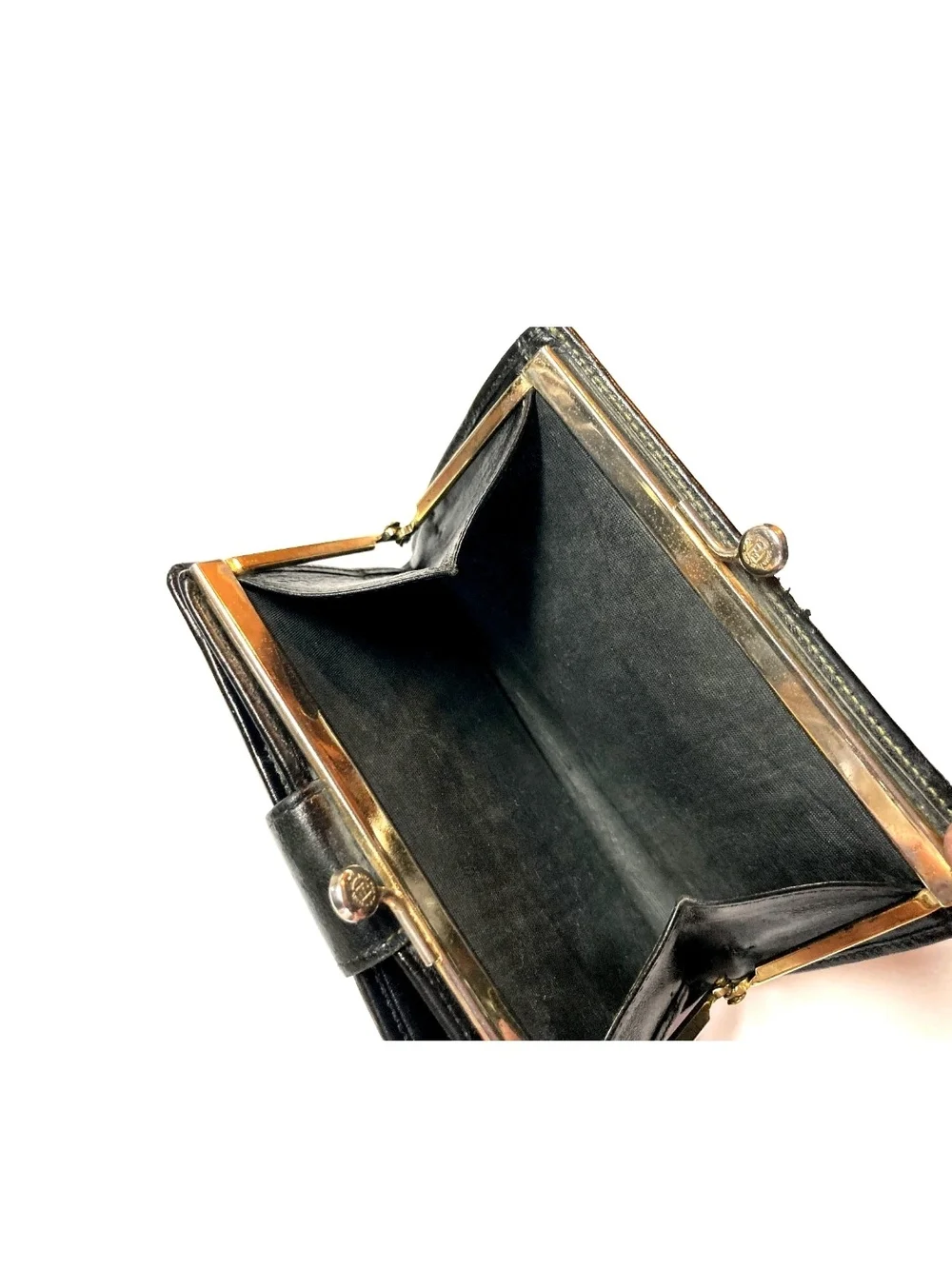 VINTAGE PEQUIN PVC LEATHER BROWN BIFOLD WALLET